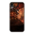 Дизайнерский пластиковый чехол для Iphone Xr World of warcraft