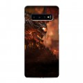 Дизайнерский силиконовый чехол для Samsung Galaxy S10 World of warcraft