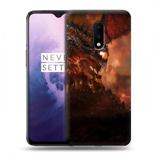 Дизайнерский пластиковый чехол для OnePlus 7 World of warcraft