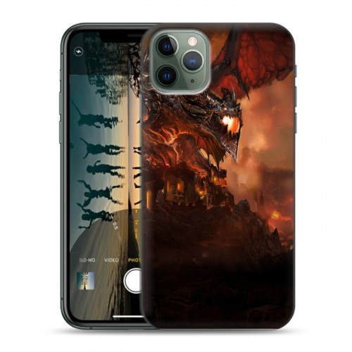 Дизайнерский пластиковый чехол для Iphone 11 Pro World of warcraft