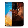 Дизайнерский пластиковый чехол для Huawei P40 World of warcraft