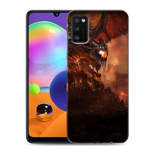 Дизайнерский силиконовый чехол для Samsung Galaxy A41 World of warcraft