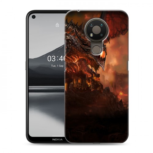 Дизайнерский силиконовый чехол для Nokia 3.4 World of warcraft