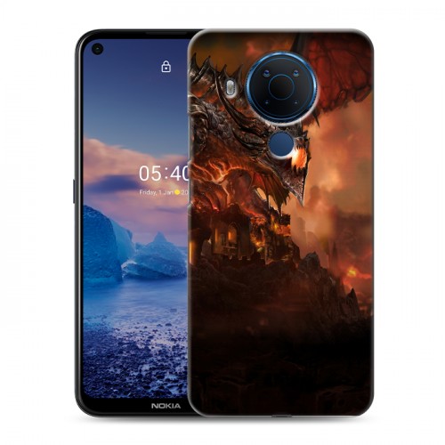 Дизайнерский силиконовый чехол для Nokia 5.4 World of warcraft