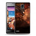 Дизайнерский пластиковый чехол для Huawei Ascend P1 World of warcraft