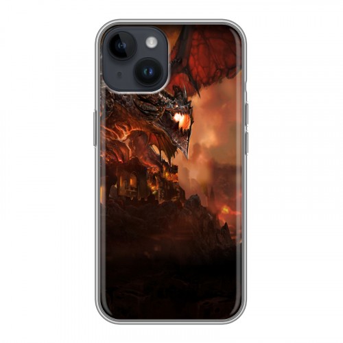 Дизайнерский пластиковый чехол для Iphone 14 World of warcraft