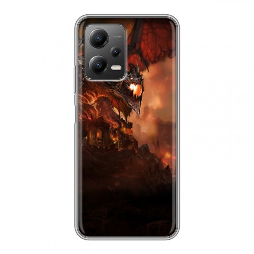 Дизайнерский силиконовый чехол для Xiaomi Poco X5 World of warcraft