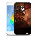 Дизайнерский силиконовый чехол для  Meizu MX3 World of warcraft