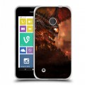 Дизайнерский пластиковый чехол для Nokia Lumia 530 World of warcraft