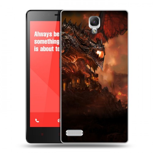 Дизайнерский пластиковый чехол для Xiaomi RedMi Note World of warcraft