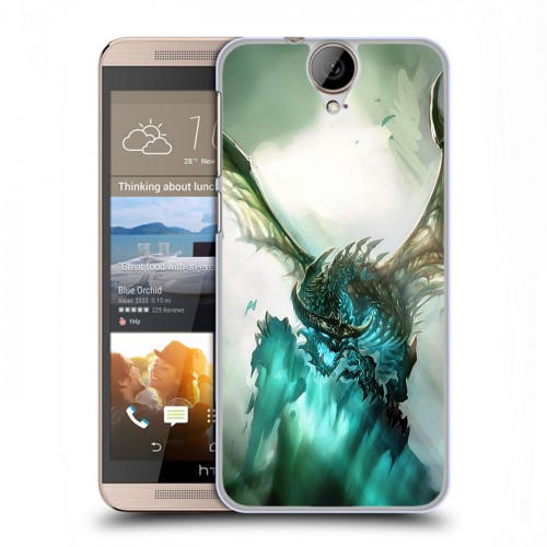 Дизайнерский пластиковый чехол для HTC One E9+ World of warcraft