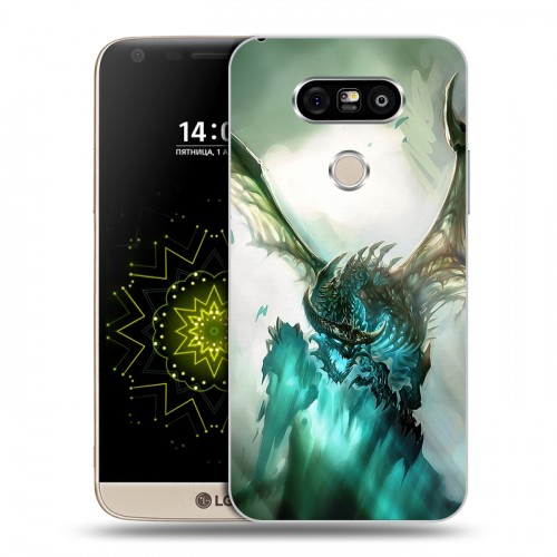 Дизайнерский пластиковый чехол для LG G5 World of warcraft