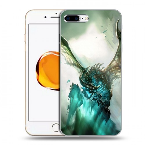 Дизайнерский силиконовый чехол для Iphone 7 Plus / 8 Plus World of warcraft