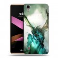 Дизайнерский силиконовый чехол для LG X Style World of warcraft