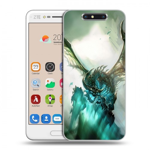 Дизайнерский пластиковый чехол для ZTE Blade V8 World of warcraft