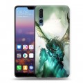 Дизайнерский силиконовый с усиленными углами чехол для Huawei P20 Pro World of warcraft