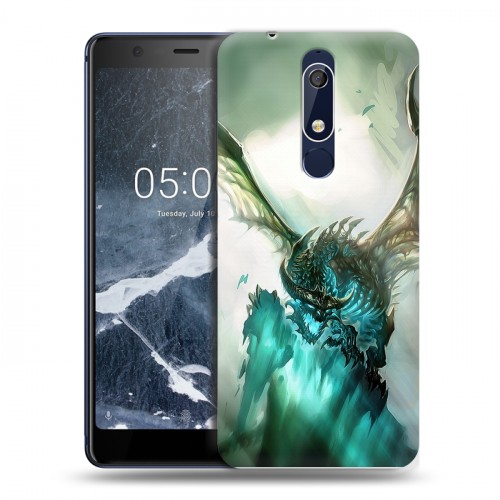 Дизайнерский пластиковый чехол для Nokia 5.1 World of warcraft