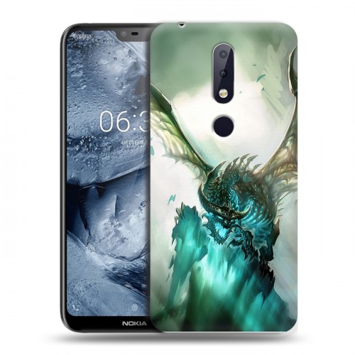 Дизайнерский пластиковый чехол для Nokia 6.1 Plus World of warcraft