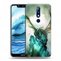 Дизайнерский пластиковый чехол для Nokia 5.1 Plus World of warcraft