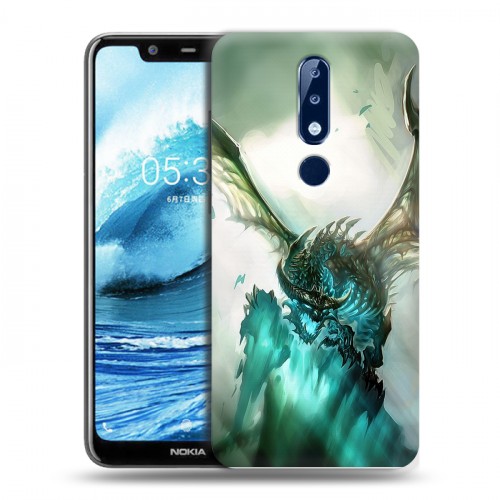 Дизайнерский силиконовый чехол для Nokia 5.1 Plus World of warcraft