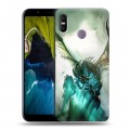 Дизайнерский пластиковый чехол для HTC U12 Life World of warcraft