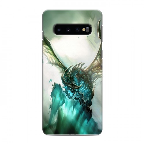 Дизайнерский силиконовый чехол для Samsung Galaxy S10 World of warcraft