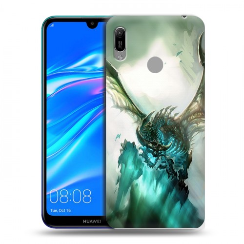 Дизайнерский пластиковый чехол для Huawei Y6 (2019) World of warcraft