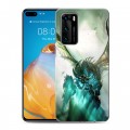 Дизайнерский силиконовый с усиленными углами чехол для Huawei P40 World of warcraft