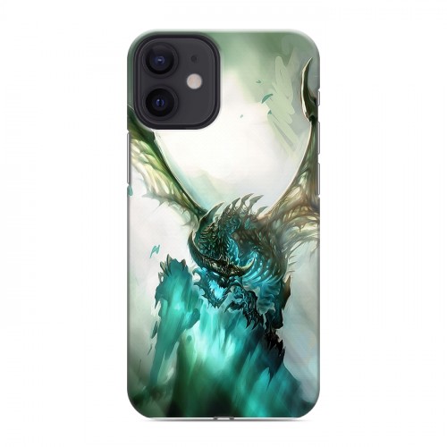 Дизайнерский силиконовый с усиленными углами чехол для Iphone 12 Mini World of warcraft