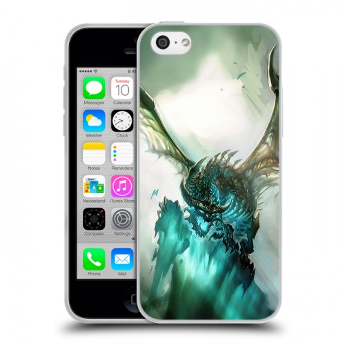 Дизайнерский пластиковый чехол для Iphone 5c World of warcraft