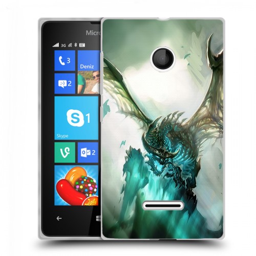 Дизайнерский пластиковый чехол для Microsoft Lumia 435 World of warcraft