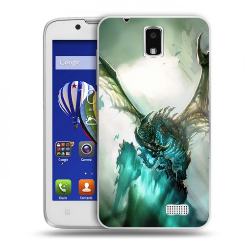 Дизайнерский пластиковый чехол для Lenovo A328 World of warcraft