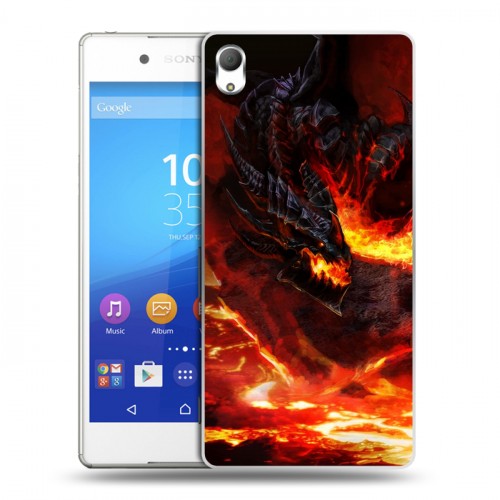 Дизайнерский пластиковый чехол для Sony Xperia Z3+ World of warcraft