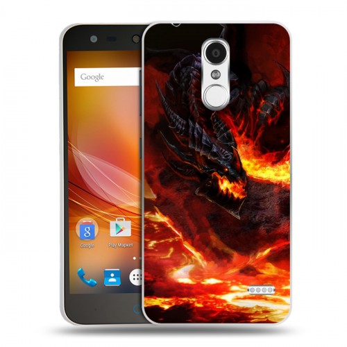 Дизайнерский пластиковый чехол для ZTE Blade X5 World of warcraft