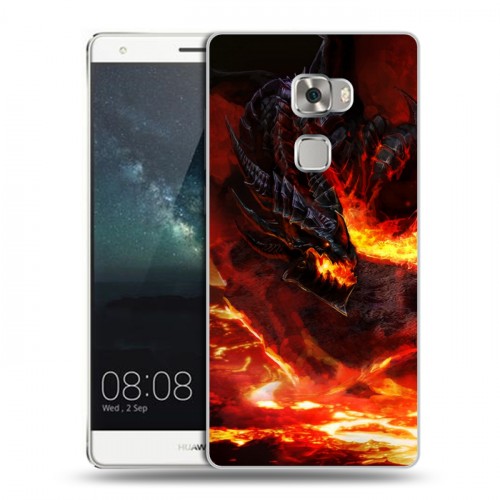 Дизайнерский пластиковый чехол для Huawei Mate S World of warcraft