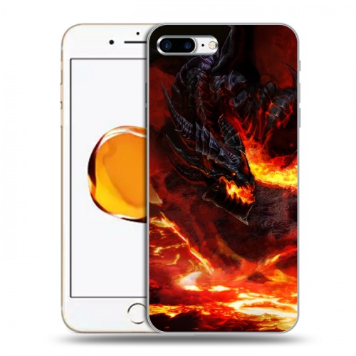 Дизайнерский пластиковый чехол для Iphone 7 Plus / 8 Plus World of warcraft