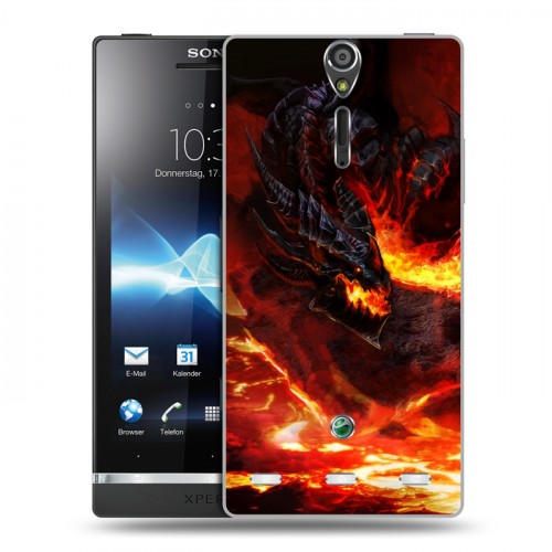 Дизайнерский пластиковый чехол для Sony Xperia S World of warcraft