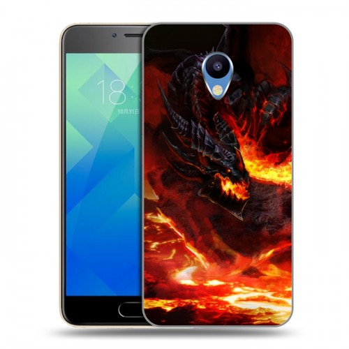 Дизайнерский пластиковый чехол для Meizu M5 World of warcraft