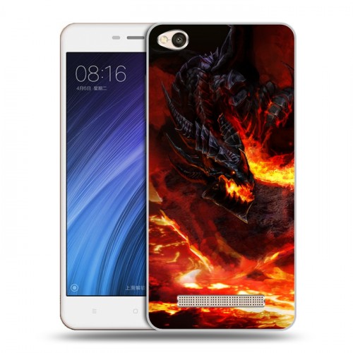 Дизайнерский силиконовый чехол для Xiaomi RedMi 4A World of warcraft