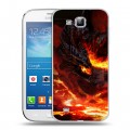 Дизайнерский пластиковый чехол для Samsung Galaxy Premier World of warcraft