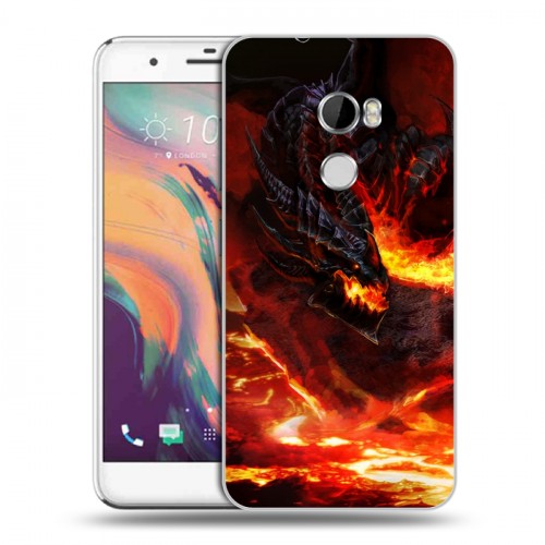 Дизайнерский пластиковый чехол для HTC One X10 World of warcraft