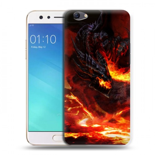 Дизайнерский силиконовый чехол для OPPO F3 World of warcraft