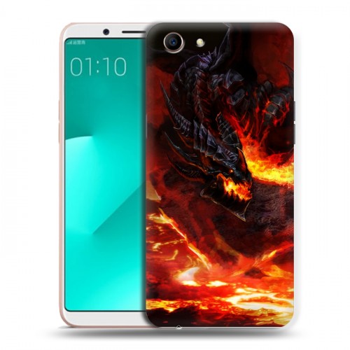 Дизайнерский пластиковый чехол для OPPO A83 World of warcraft