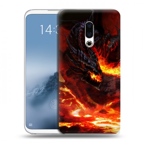 Дизайнерский силиконовый чехол для Meizu 16th Plus World of warcraft