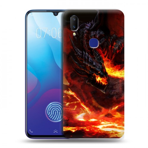 Дизайнерский пластиковый чехол для Vivo V11i World of warcraft