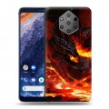 Дизайнерский силиконовый чехол для Nokia 9 PureView World of warcraft