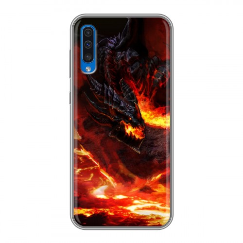 Дизайнерский силиконовый чехол для Samsung Galaxy A50 World of warcraft