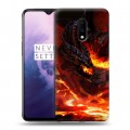 Дизайнерский пластиковый чехол для OnePlus 7 World of warcraft