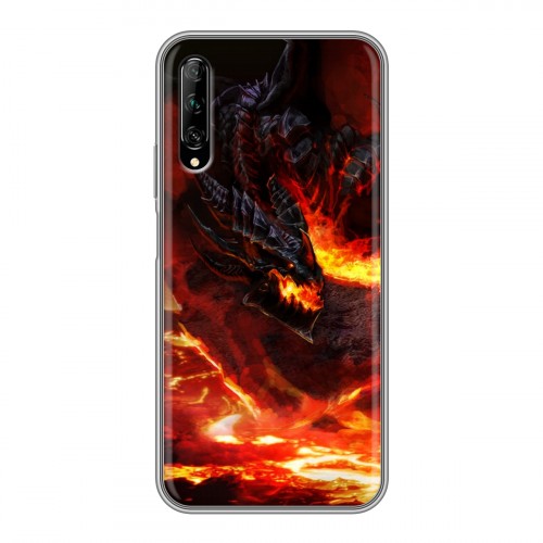 Дизайнерский силиконовый чехол для Huawei Y9s World of warcraft