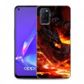 Дизайнерский пластиковый чехол для OPPO A52 World of warcraft